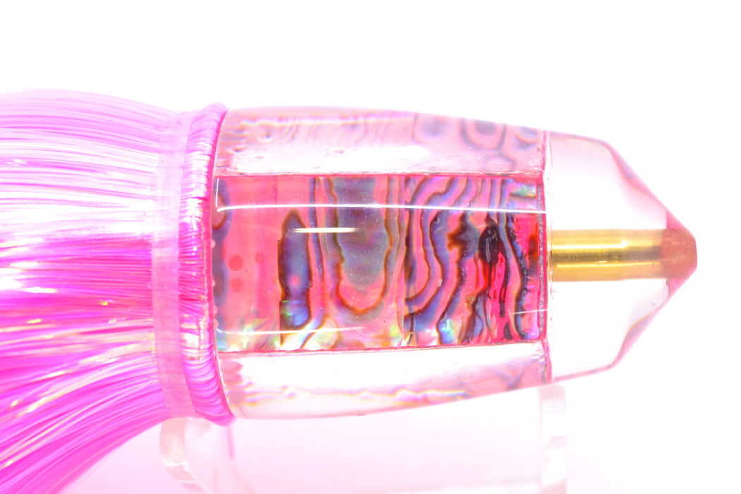 Koya Lures Pink Abalone Bullet 9"+ 7.5oz Strobez Pink/White GZE