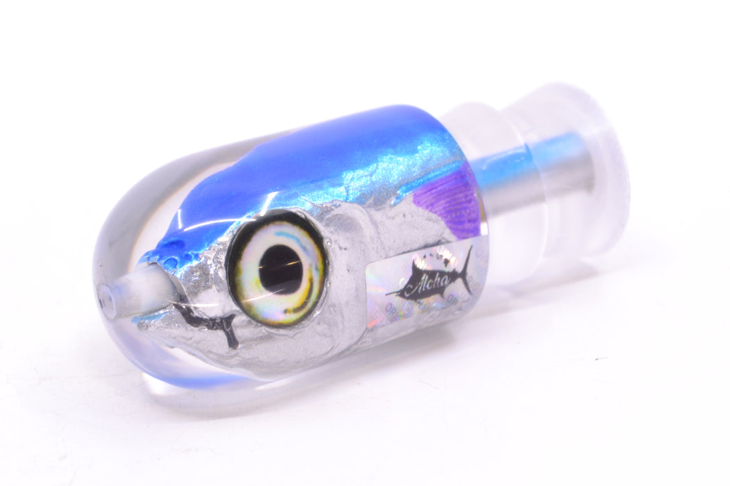 Aloha Lures Blue-Ice Blue Back Purple Fins Magic Malolo 9" 3oz