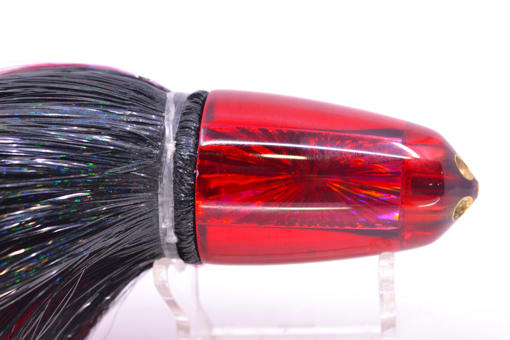 Koya Lures Red Rainbow Starburst 1/4" Jet Clean Sweep Bullet 10" 7oz Strobez Black-Red GZE