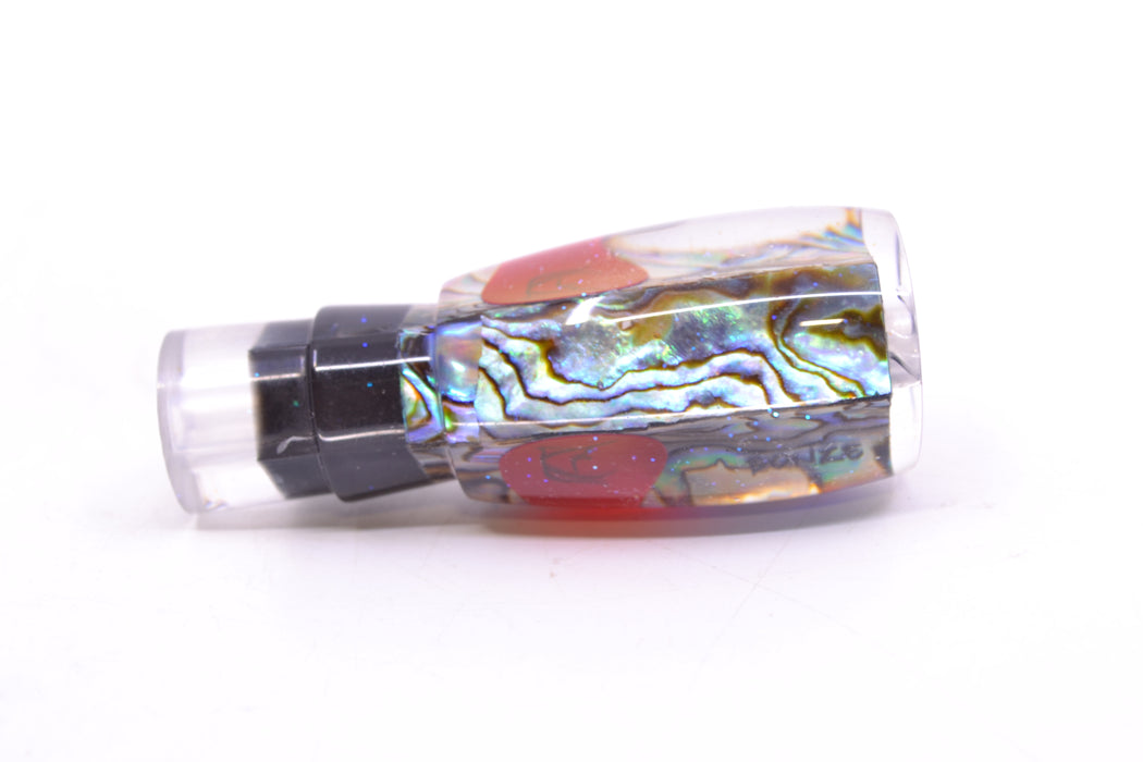 Bonze Lures Paua Shell Red Eyes Bruiser 5" 0.5oz GZE