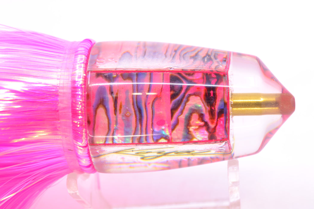 Koya Lures Pink Abalone Bullet 9"+ 7.5oz Strobez Pink/White GZE