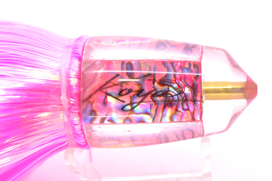 Koya Lures Pink Abalone Bullet 9"+ 7.5oz Strobez Pink/White GZE