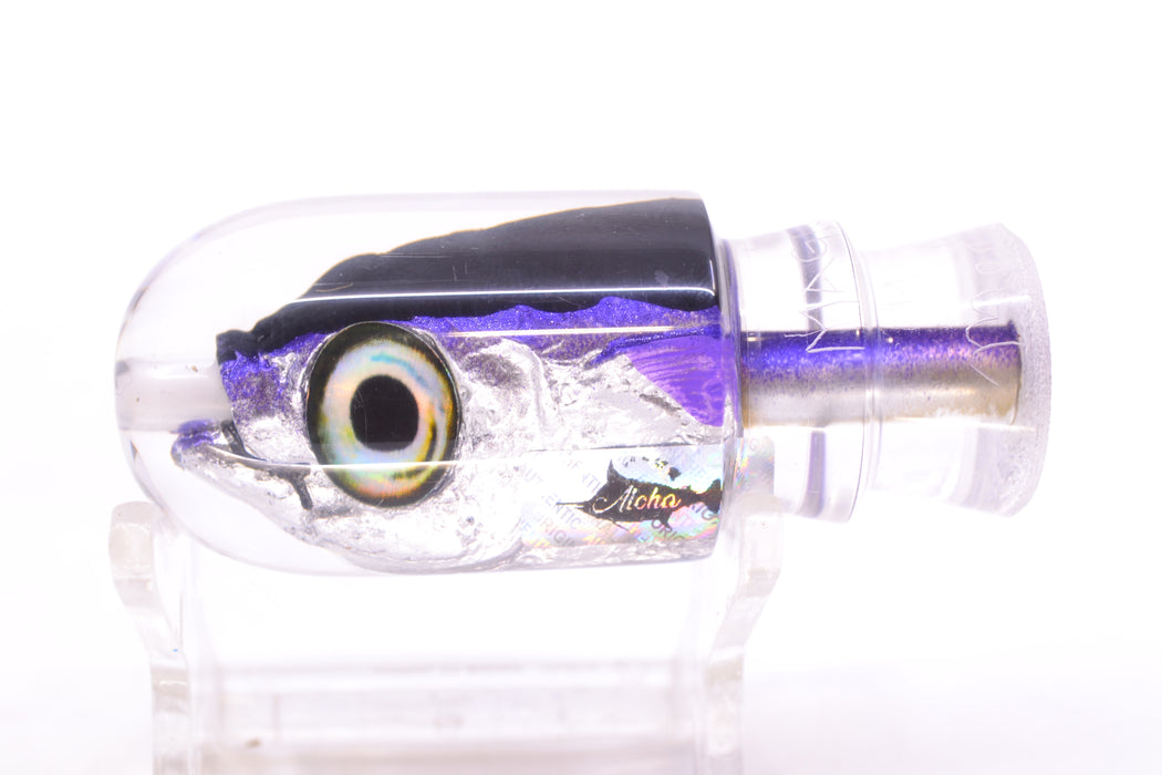 Aloha Lures Black-Purple Back Purple Fins Magic Malolo 9" 3oz