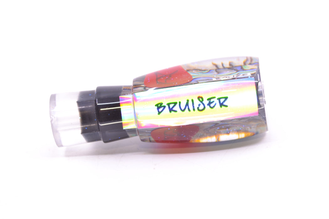 Bonze Lures Paua Shell Red Eyes Bruiser 5" 0.5oz GZE