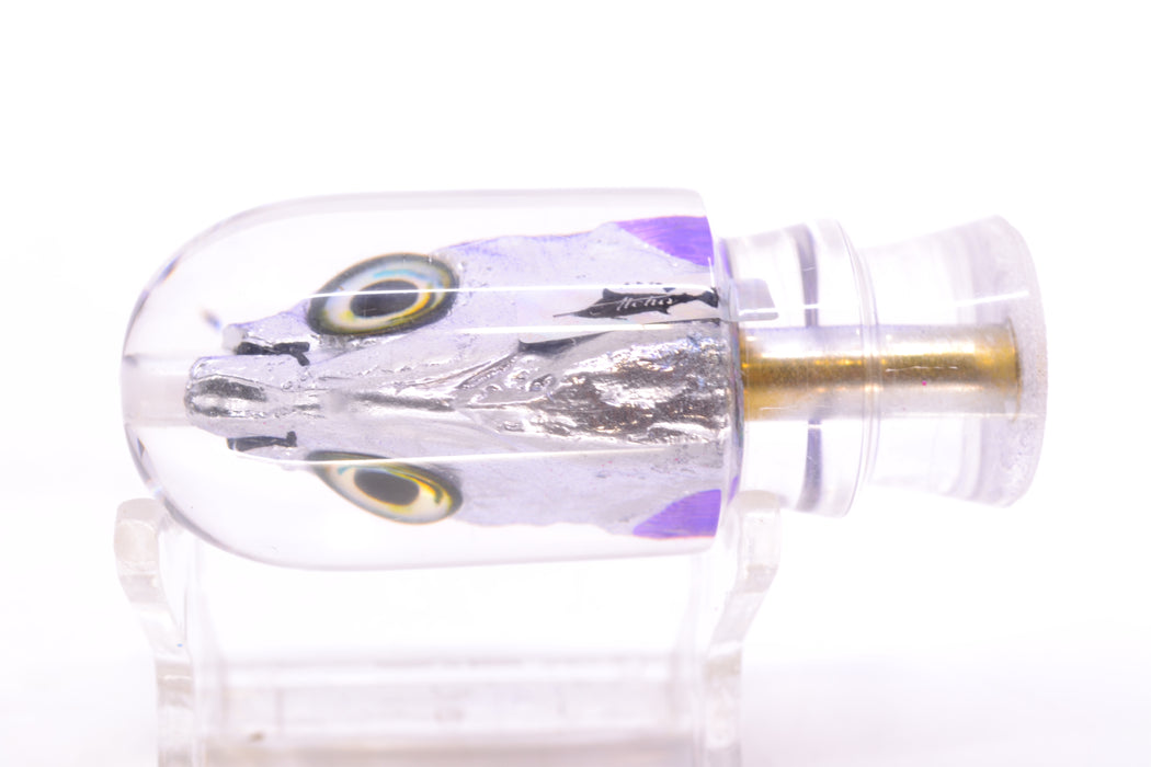 Aloha Lures Black-Purple Back Purple Fins Magic Malolo 9" 3oz