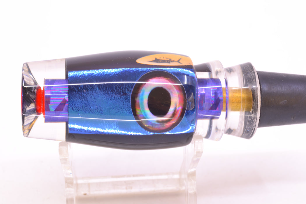 Aloha Lures Purple Wrap Blue-Purple Dichro Black Aurora Back Kona Mongo 9" 5.2oz
