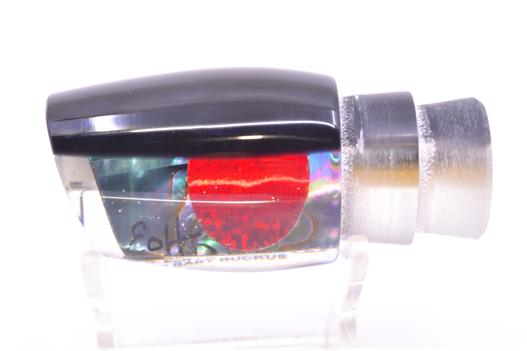 Marlin Magic Lures Blue-Purple Abalone Black Back Red Eyes Baby Ruckus 10" 4oz