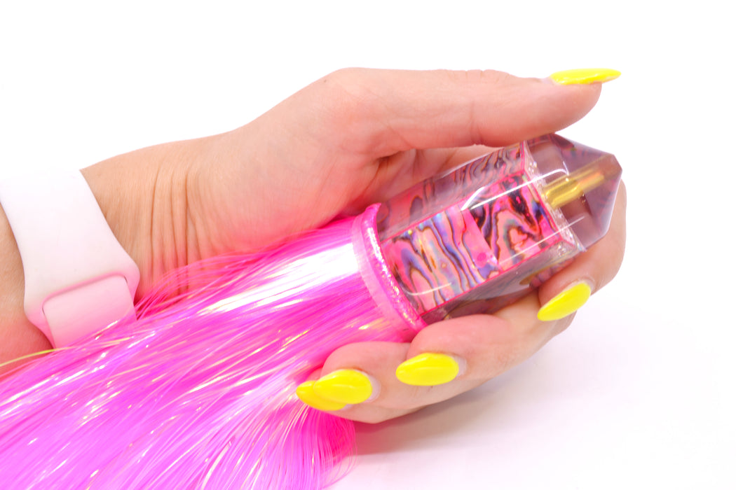 Koya Lures Pink Abalone Bullet 9"+ 7.5oz Strobez Pink/White GZE