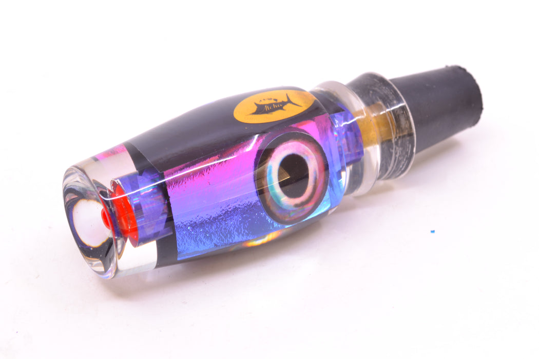 Aloha Lures Purple Wrap Blue-Purple Dichro Black Aurora Back Kona Mongo 9" 5.2oz