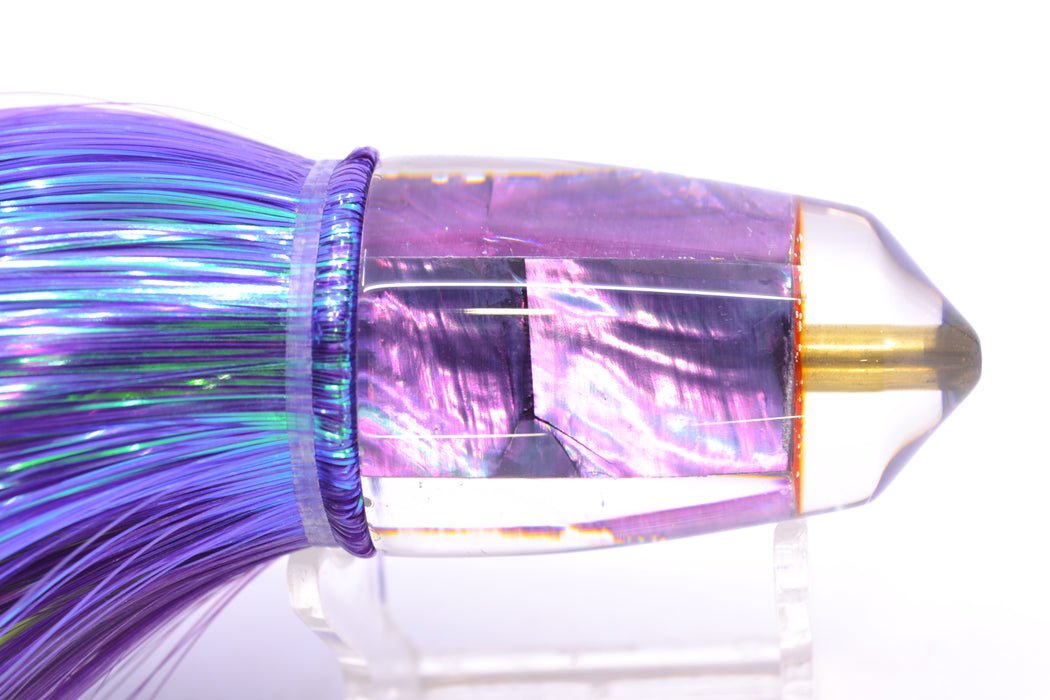 Koya Lures Purple MOP Bullet 9"+ 7.5oz Strobez Purple/Green GZE