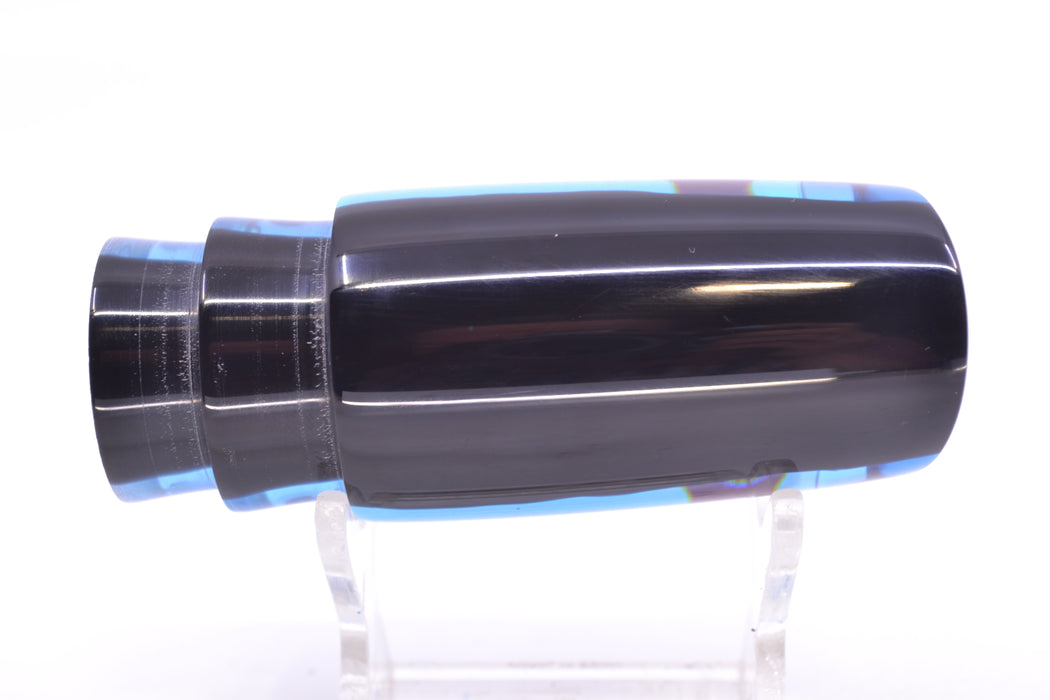 Koya Lures Ice Blue Rainbow Black Back Black-Red Eyes JP Small Lunger 10" 3.5oz