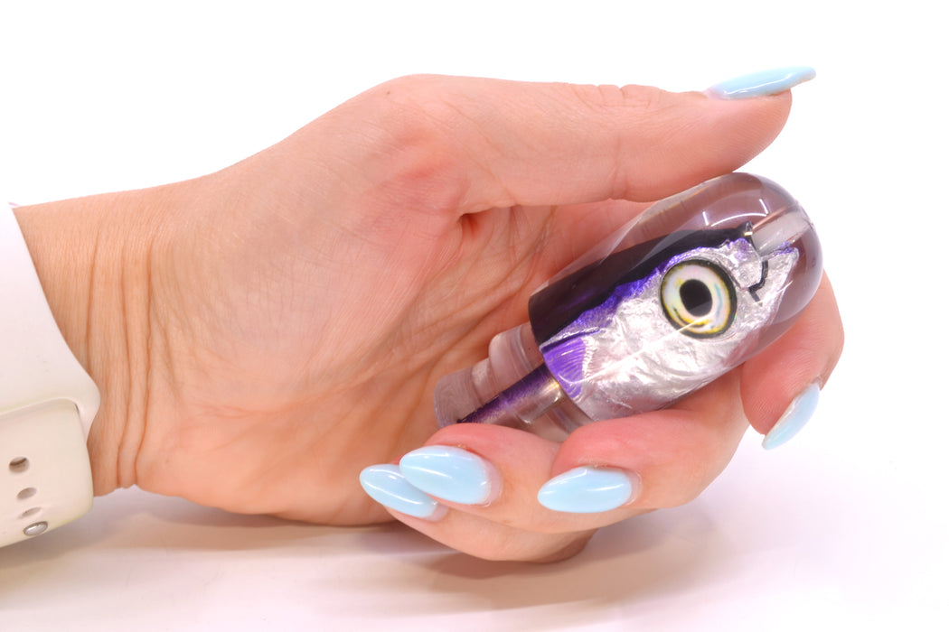 Aloha Lures Black-Purple Back Purple Fins Magic Malolo 9" 3oz