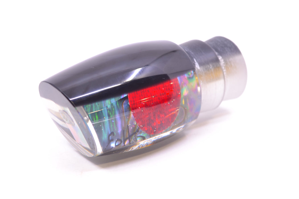 Marlin Magic Lures Blue-Purple Abalone Black Back Red Eyes Baby Ruckus 10" 4oz