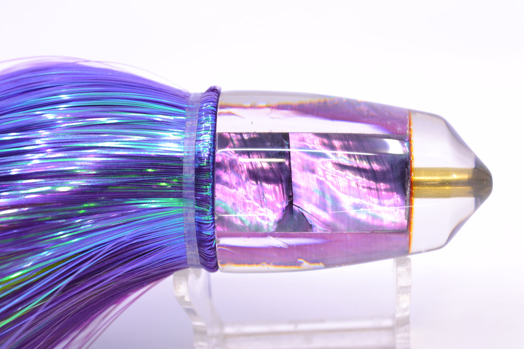 Koya Lures Purple MOP Bullet 9"+ 7.5oz Strobez Purple/Green GZE