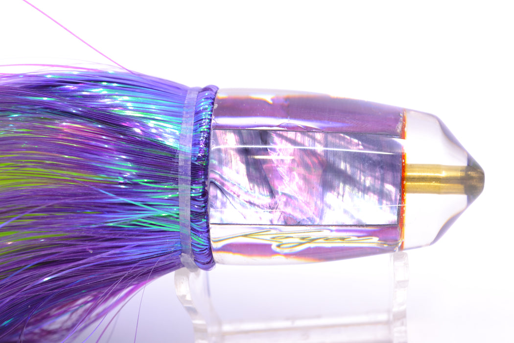 Koya Lures Purple MOP Bullet 9"+ 7.5oz Strobez Purple/Green GZE