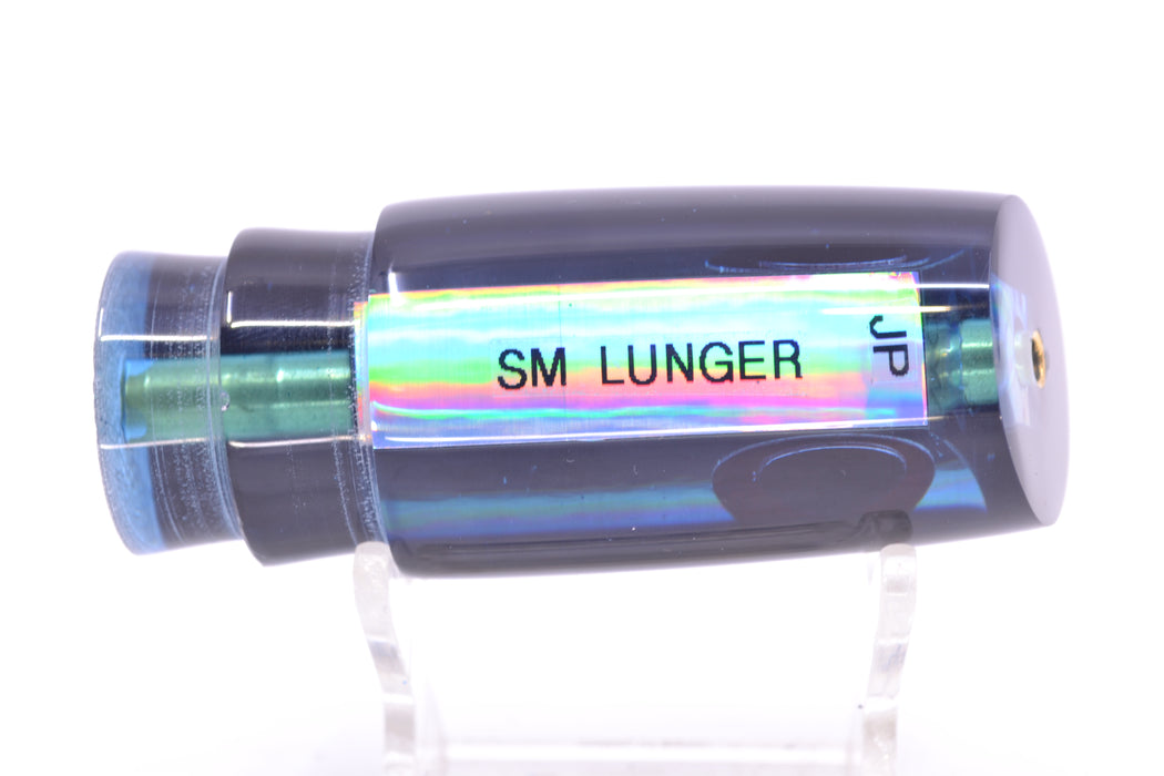 Koya Lures Ice Blue Rainbow Black Back Black-Red Eyes JP Small Lunger 10" 3.5oz