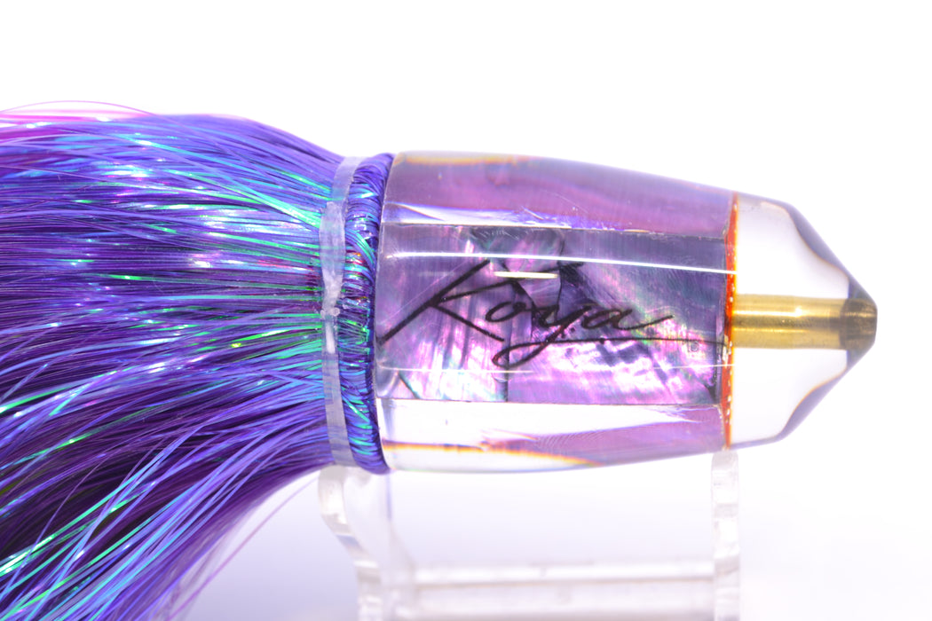 Koya Lures Purple MOP Bullet 9"+ 7.5oz Strobez Purple/Green GZE
