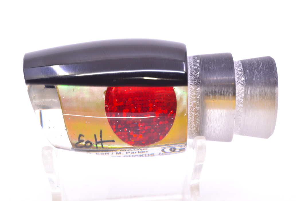 Marlin Magic Lures Golden MOP Black Back Red Eyes Baby Ruckus 10" 4oz