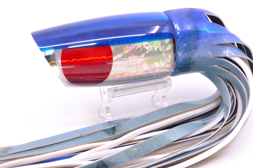 Koya Lures White Awabi Shell Blue Back Medium Poi Dog 14" 10oz FT Aku Revisited