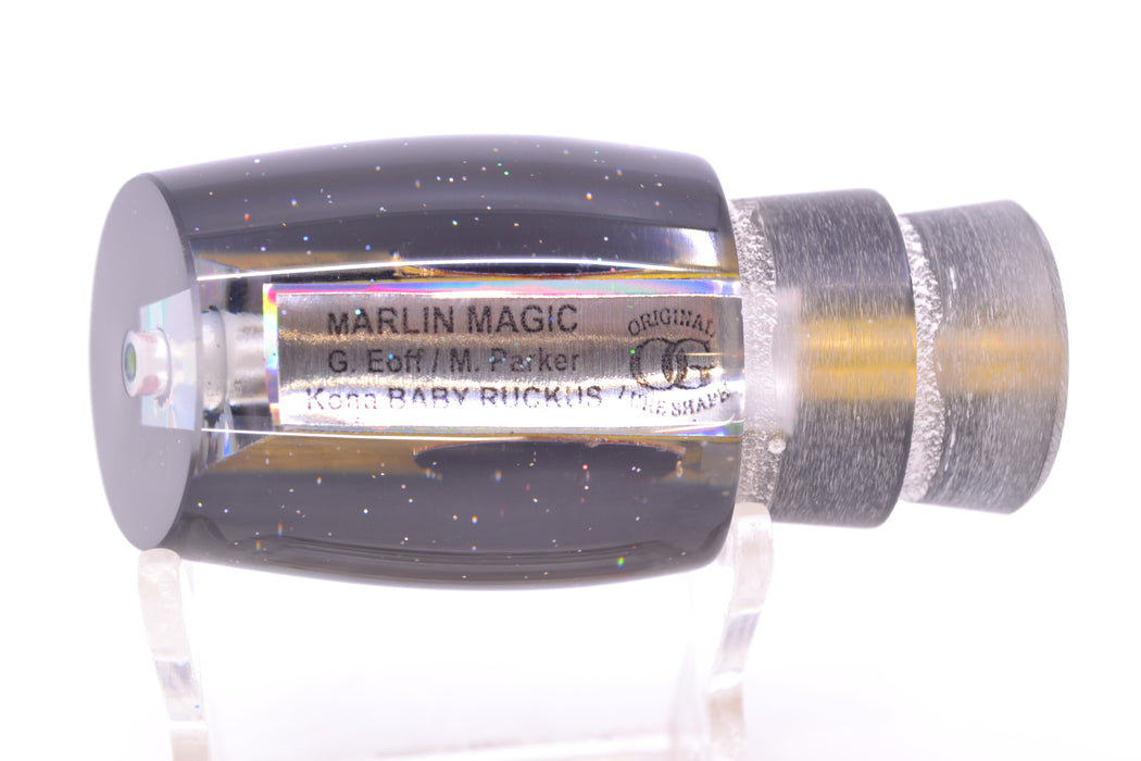 Marlin Magic Lures Golden MOP Black Back Red Eyes Baby Ruckus 10" 4oz