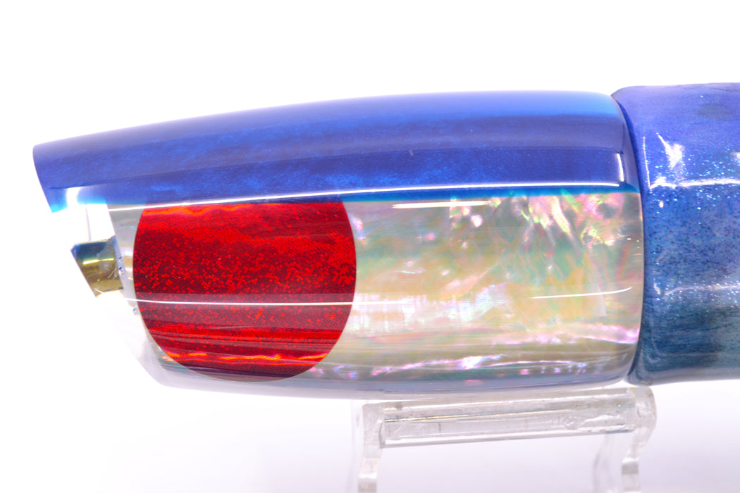Koya Lures White Awabi Shell Blue Back Medium Poi Dog 14" 10oz FT Aku Revisited