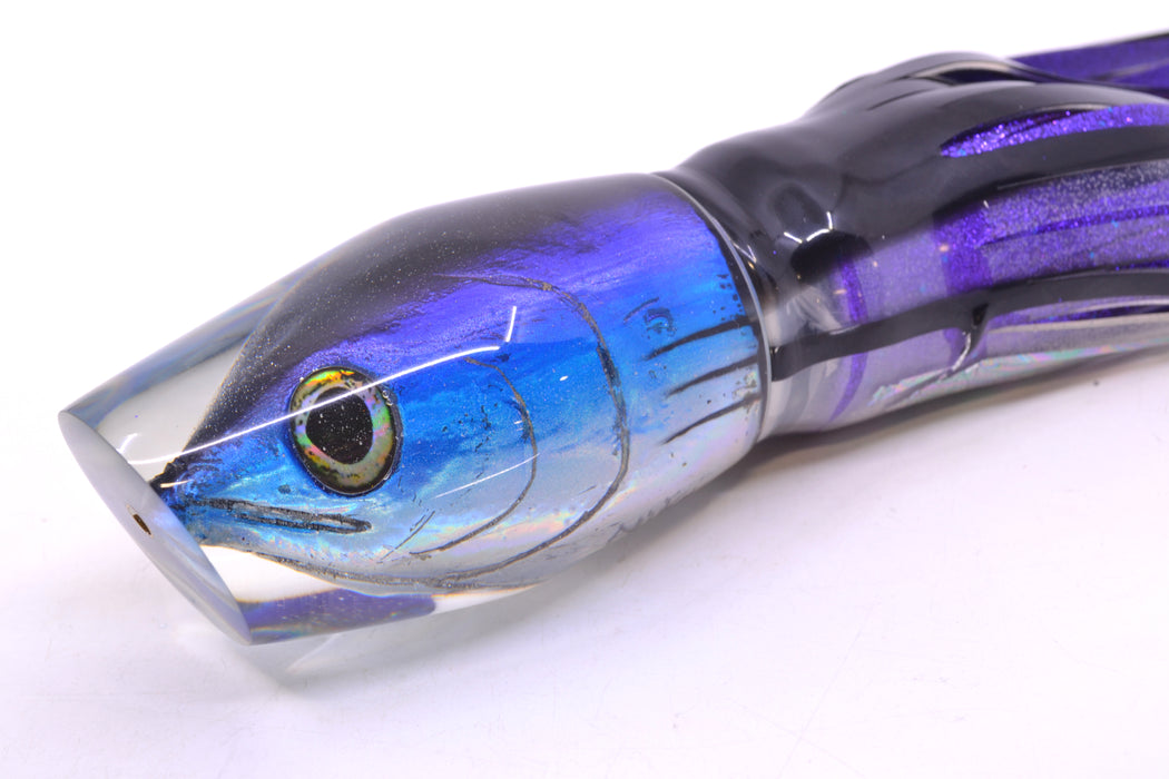 Ali'i Kai Lures Skipjack Fish Head Tahitian Pirate 14" 7.5oz BOM Skirted