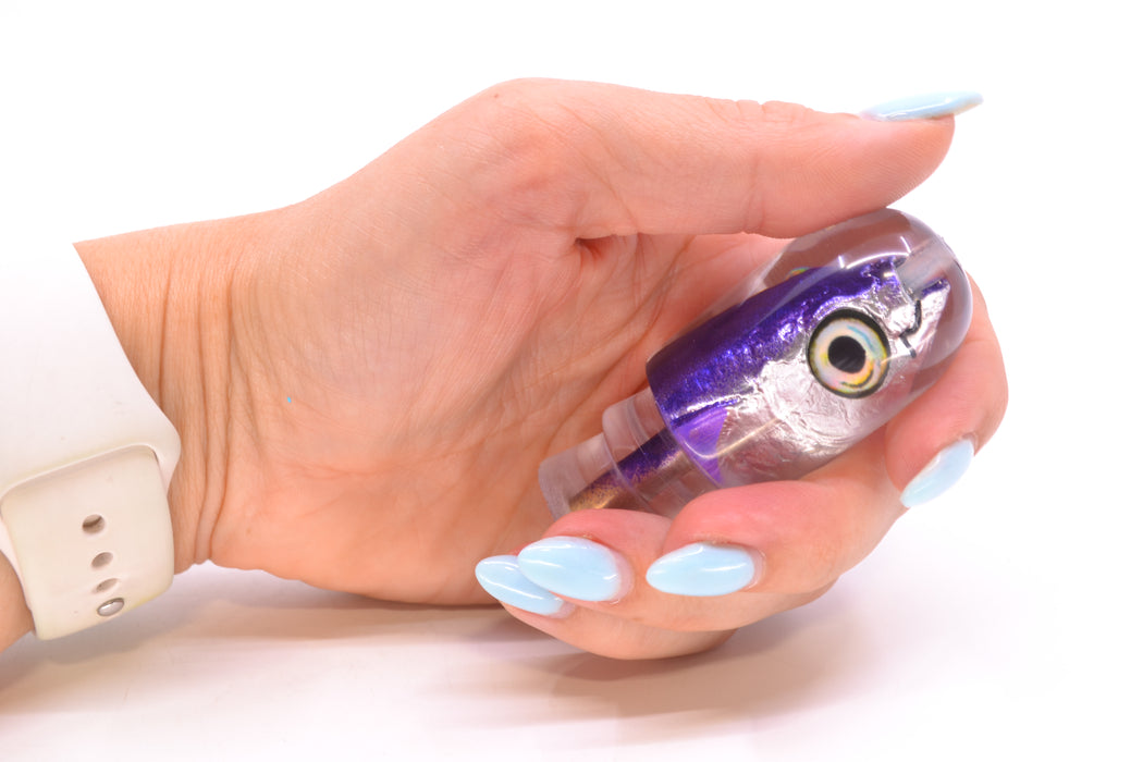 Aloha Lures Purple Back Purple Fins Magic Malolo 9" 3oz