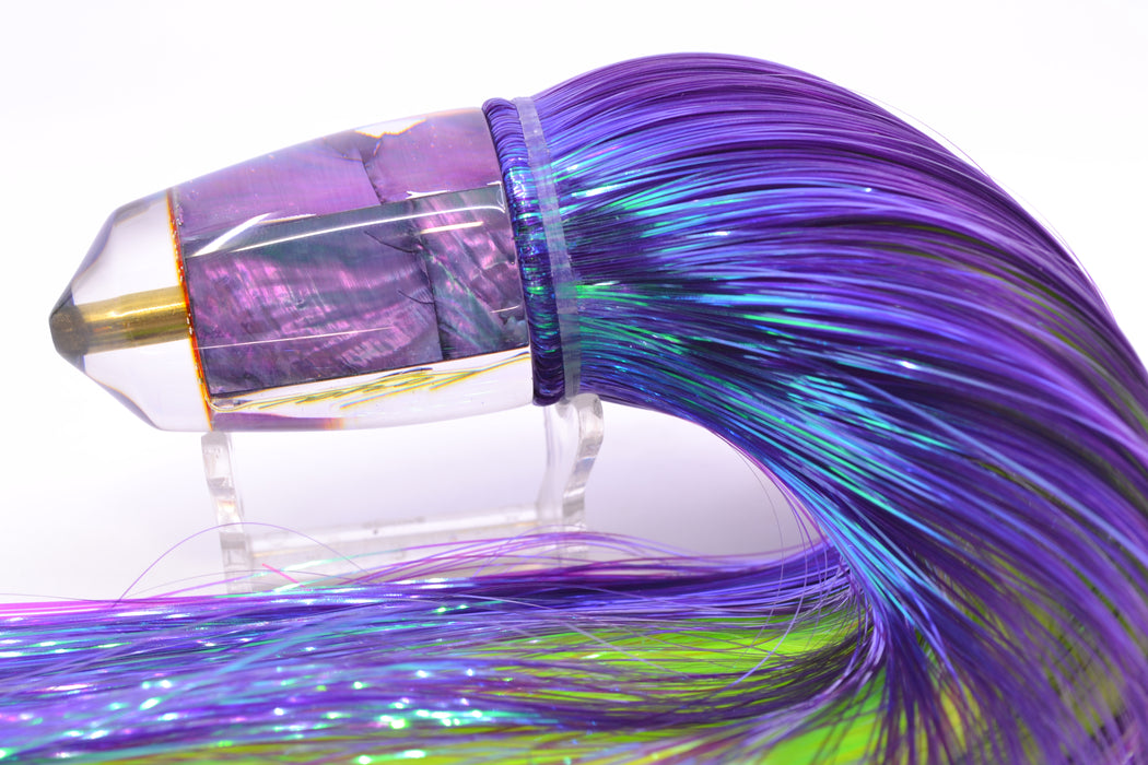 Koya Lures Purple MOP Bullet 9"+ 7.5oz Strobez Purple/Green GZE