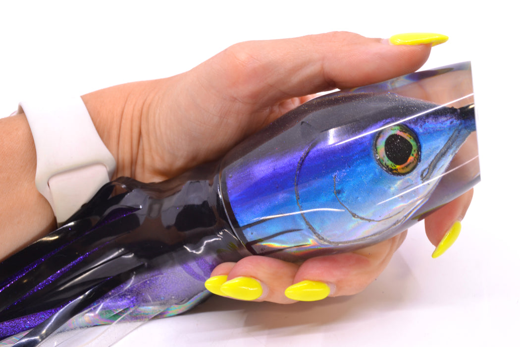 Ali'i Kai Lures Skipjack Fish Head Tahitian Pirate 14" 7.5oz BOM Skirted
