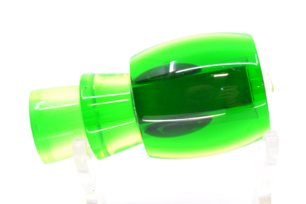 Moyes Lures Chartreuse MOP Green Back Taxi Eyes Large Tang 9" 2oz