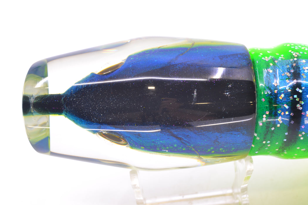 Ali'i Kai Lures Yellowfin Fish Head Tahitian Pirate 14" 7.5oz BOM Skirted