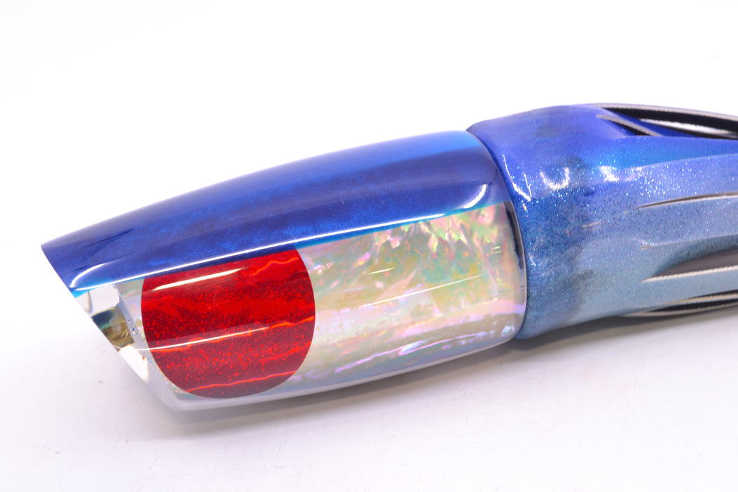 Koya Lures White Awabi Shell Blue Back Medium Poi Dog 14" 10oz FT Aku Revisited