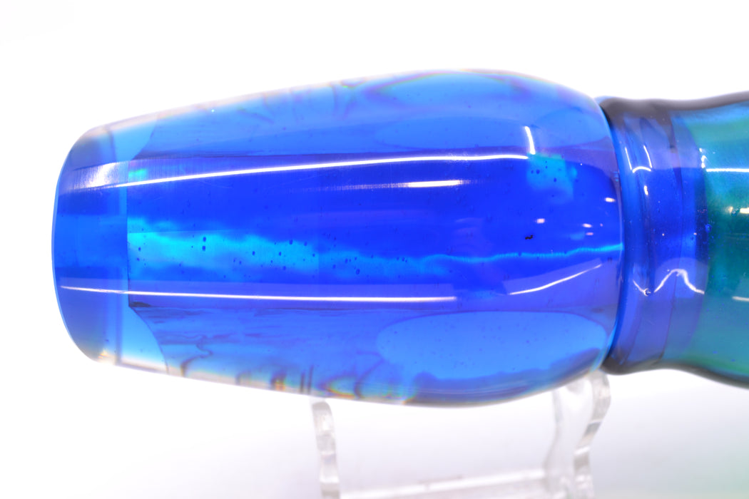 Marlin Magic Blue-Purple Abalone Blue Back Taxi Eyes Captain's Choice 14" 12.5oz Skirted