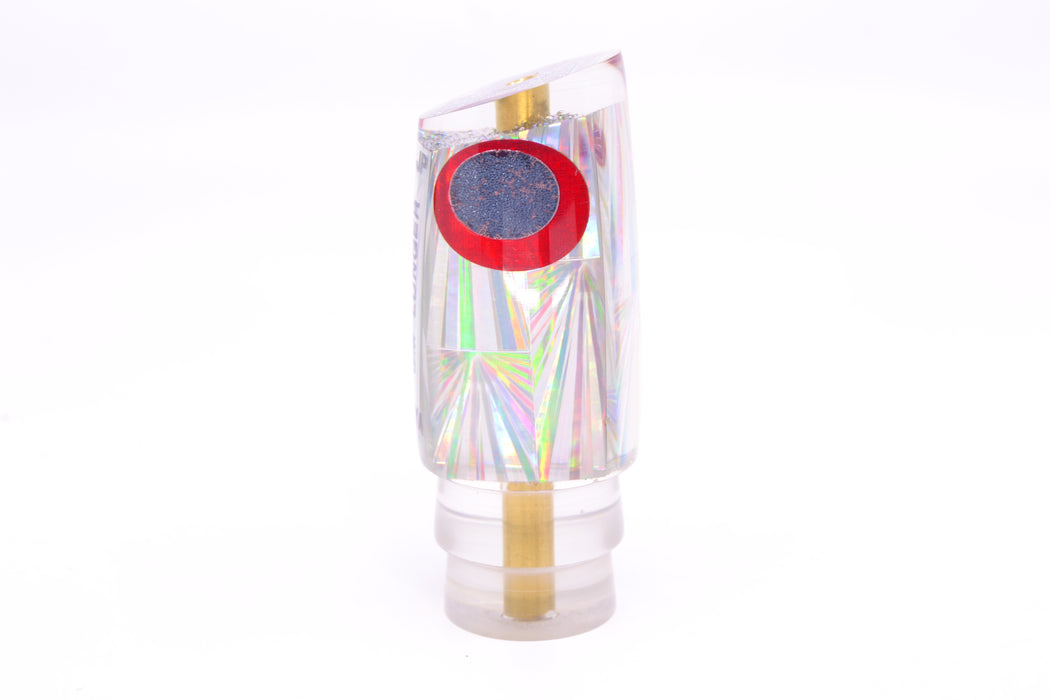 Koya Lures Silver Rainbow Starburst Black-Red Eyes JP Small Lunger 10" 3.5oz
