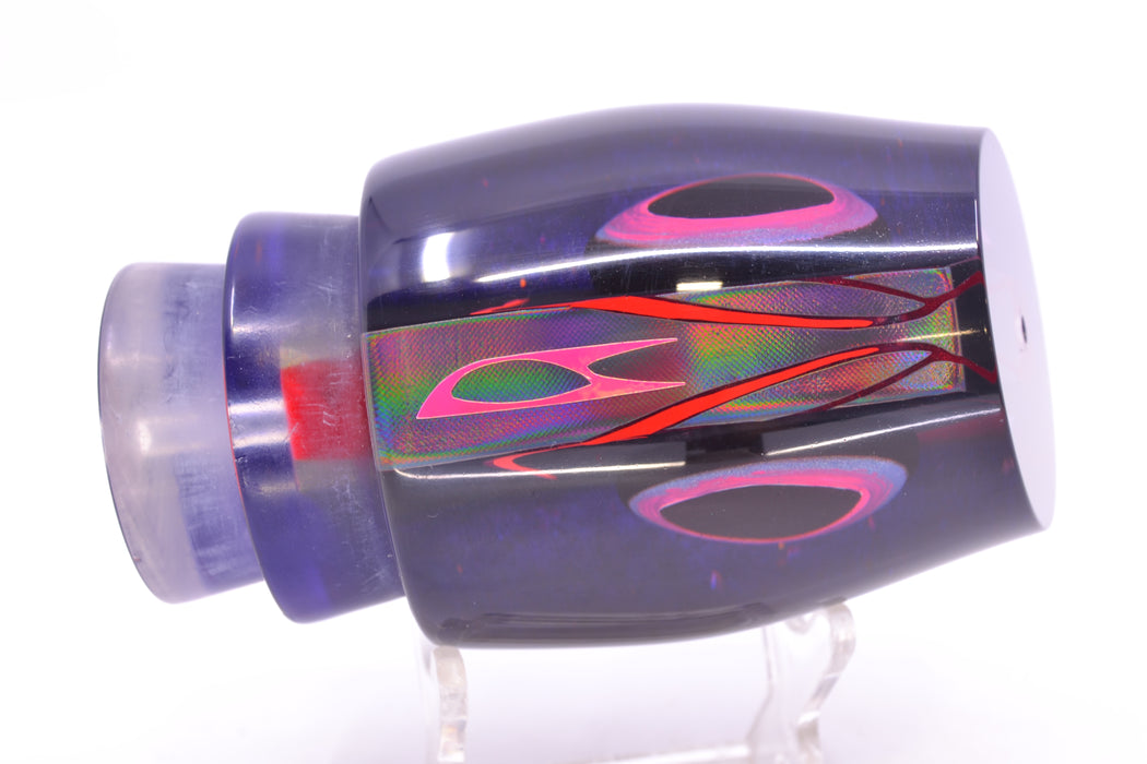 LS Lures Red Pearl Black Rainbow Details Black-Purple Back XL Gremlin 14" 10.5oz GZE