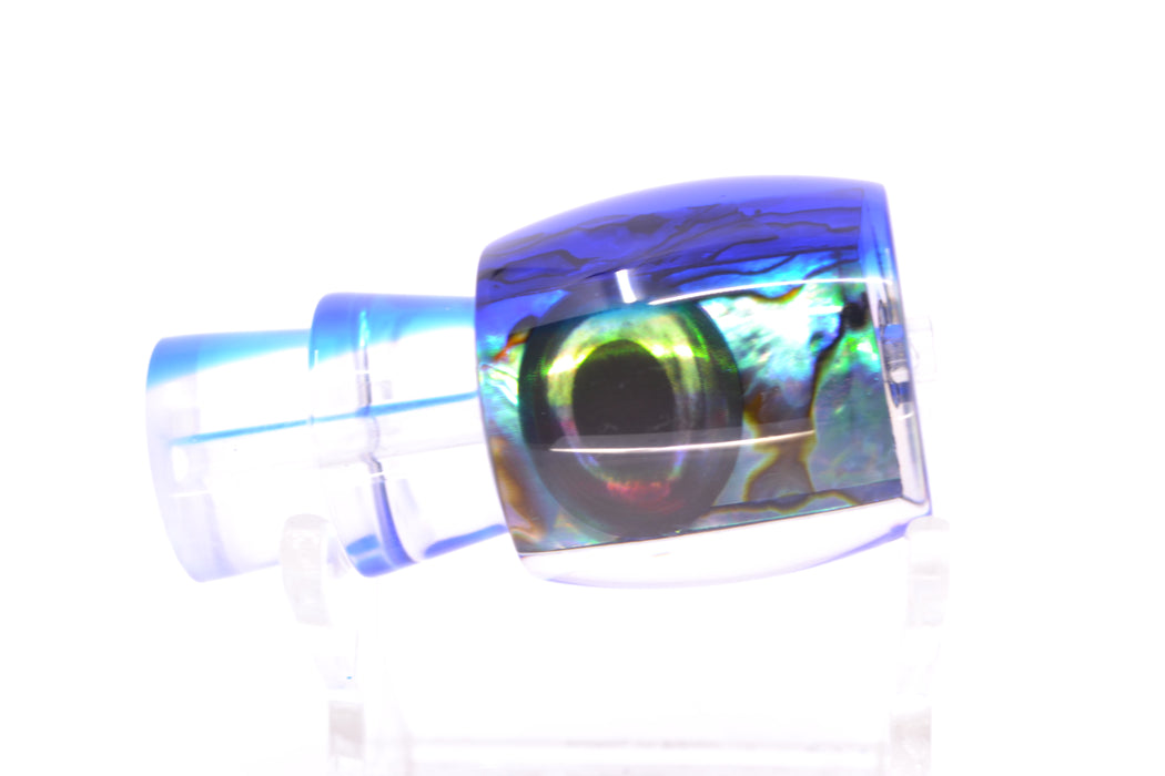 Moyes Lures Paua Shell Blue Back Taxi Eyes Large Tang 9" 2oz