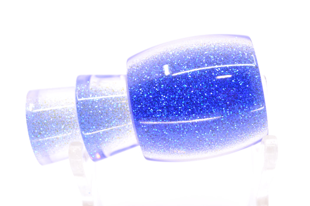 Moyes Lures S&P Blue Glitter Back Taxi Eyes Large Tang 9" 2oz