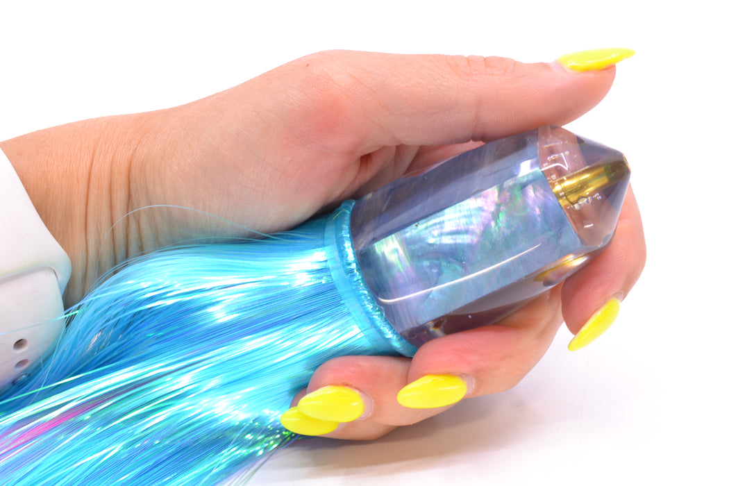 Koya Lures Ice Blue MOP Bullet 9"+ 7.5oz Strobez Ice Blue/Pink GZE
