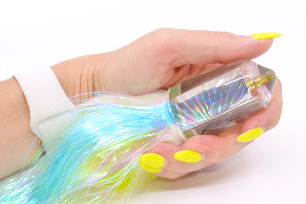 Koya Lures Silver Rainbow Starburst Bullet 9"+ 7.5oz EZ Flash Feathersword GZE