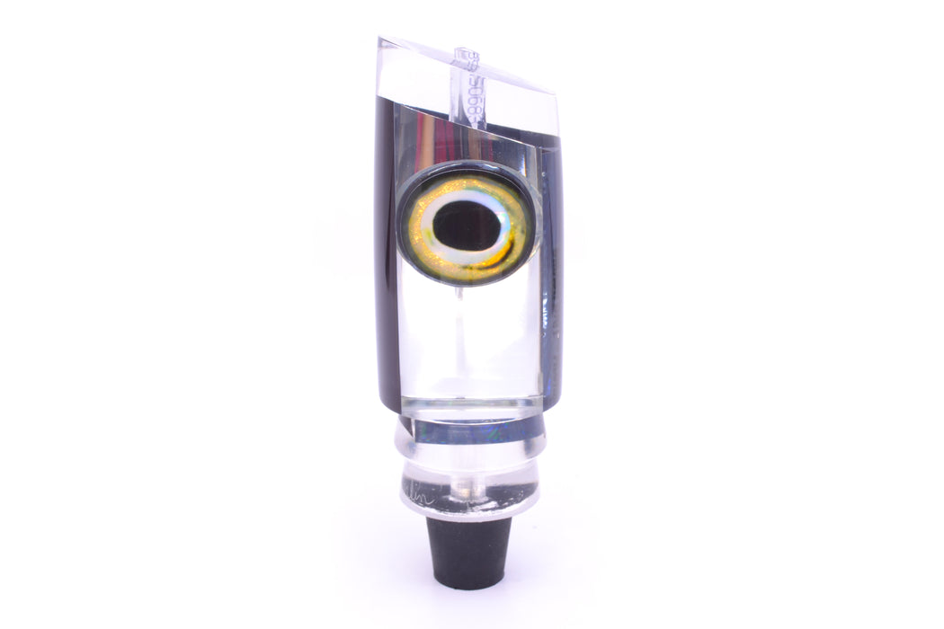 Aloha Lures Clear Mirrored Black Back Taxi Eyes Smash Bait 14" 9.5oz GZE