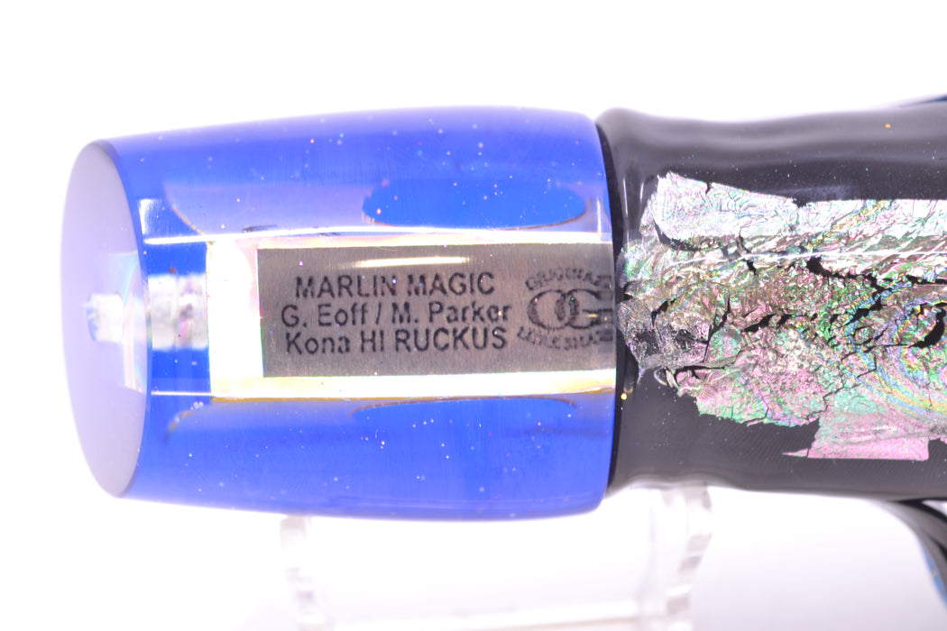 Marlin Magic Golden MOP Blue Back Red Eyes Ruckus 12" 11oz Skirted Yellowfin GZE