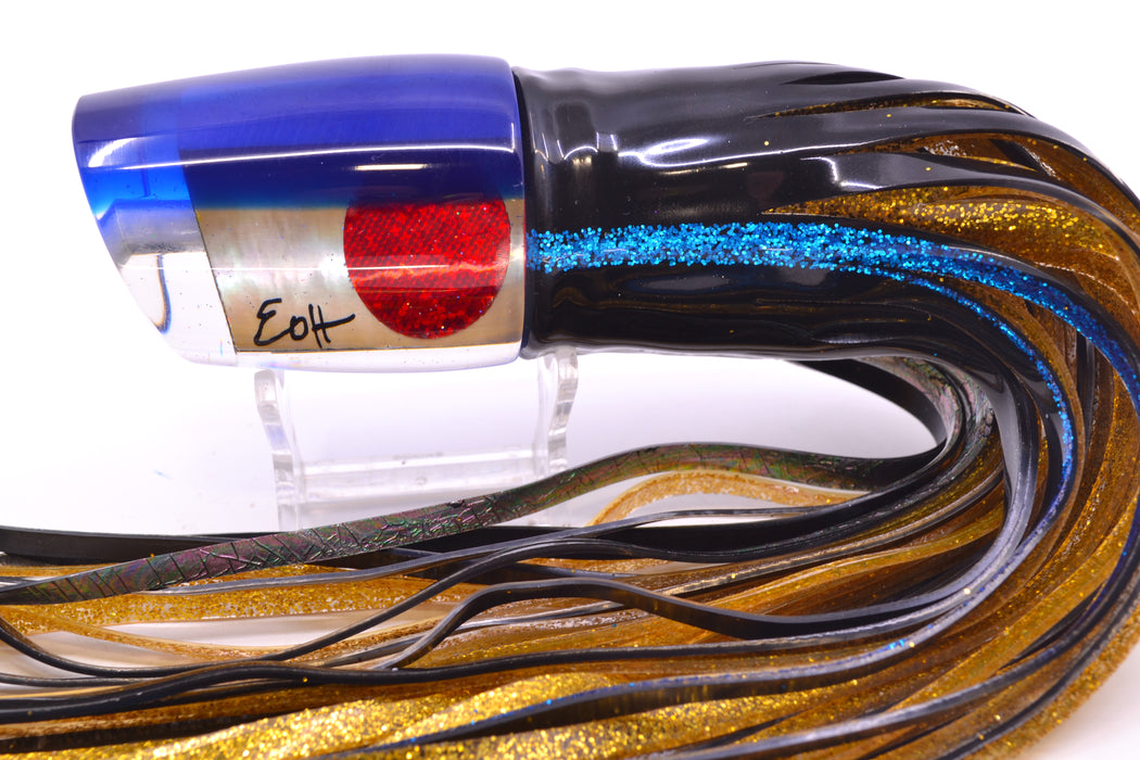 Marlin Magic Golden MOP Blue Back Red Eyes Ruckus 12" 11oz Skirted Yellowfin GZE