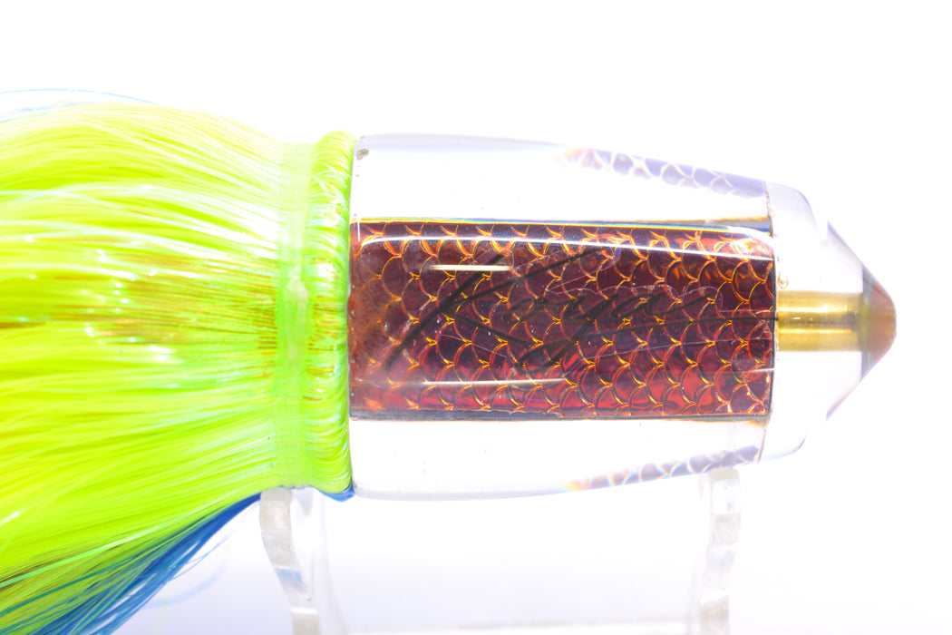 Koya Lures Rainbow Scale Bullet 9"+ 7.5oz Strobez Royal Blue-Green GZE