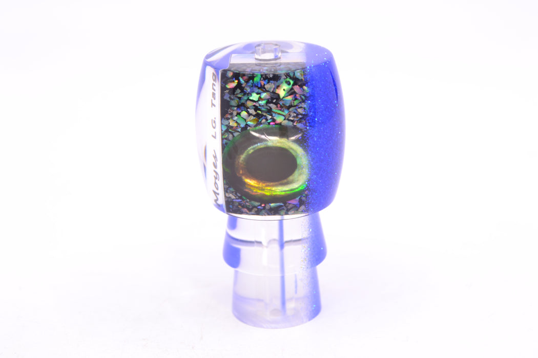 Moyes Lures S&P Blue Glitter Back Taxi Eyes Large Tang 9" 2oz