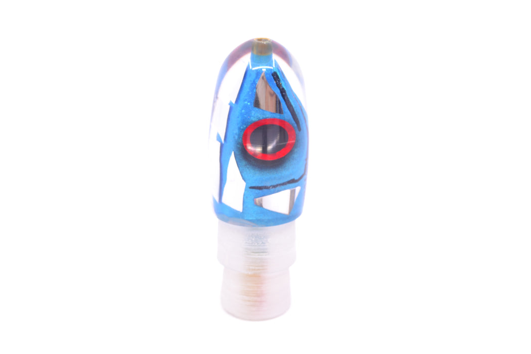 Tsutomu Lures "Ice Blue Disco" Fish Head Pau Hana Blunt Bullet 7" 3oz GZE