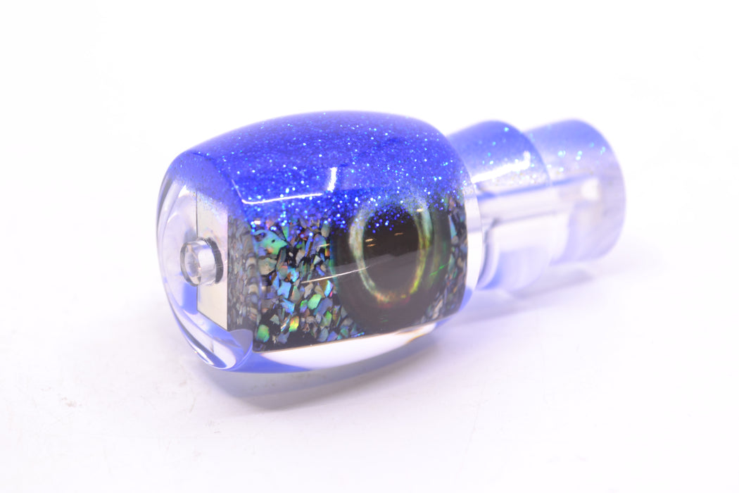 Moyes Lures S&P Blue Glitter Back Taxi Eyes Large Tang 9" 2oz