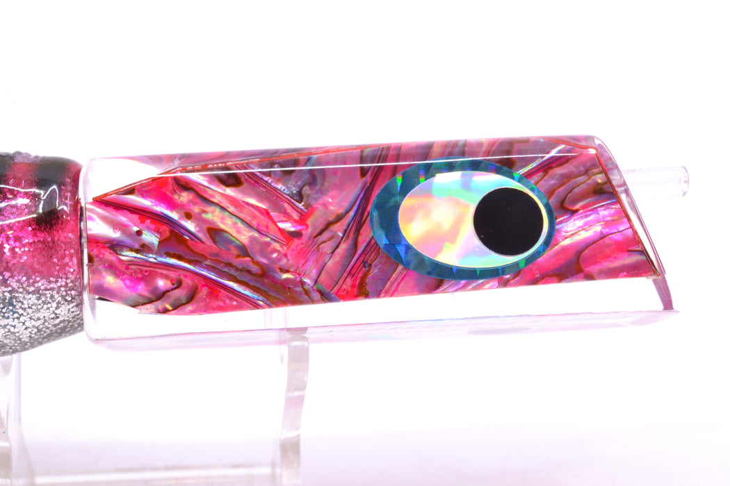 Marlinstar Pink Paua Shell Medium Tomahawk G4 9"+ 5.2oz Skirted Pink Aurora/Blue GZE
