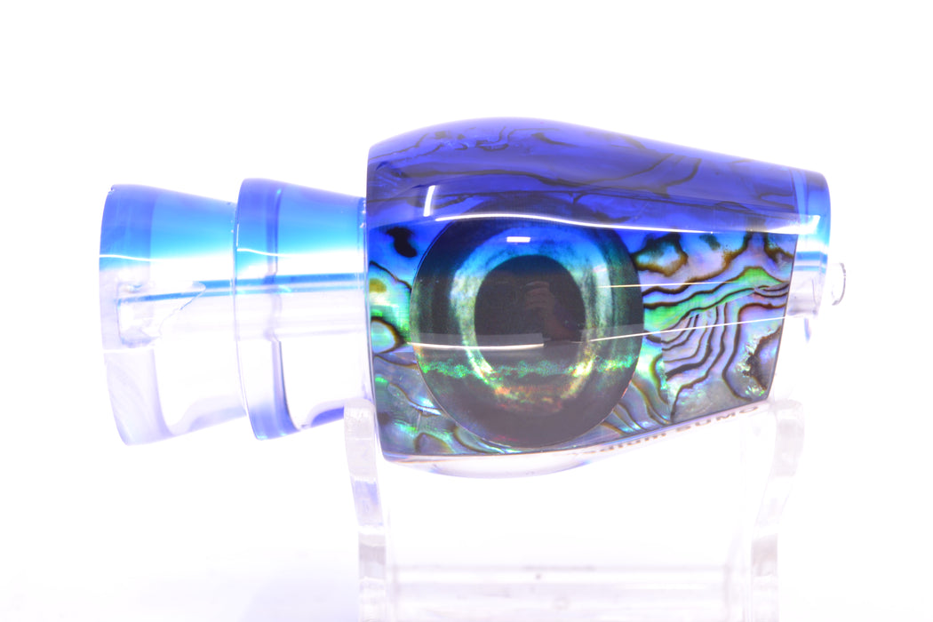 Moyes Lures Paua Shell Blue Back Taxi Eyes Medium Sumo 12" 3.7oz GZE