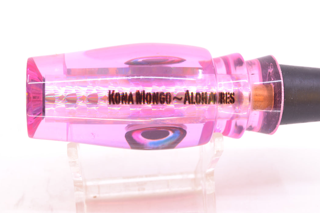 Aloha Lures Pink Resin Ice Rainbow Dichro Kona Mongo 9" 5.2oz