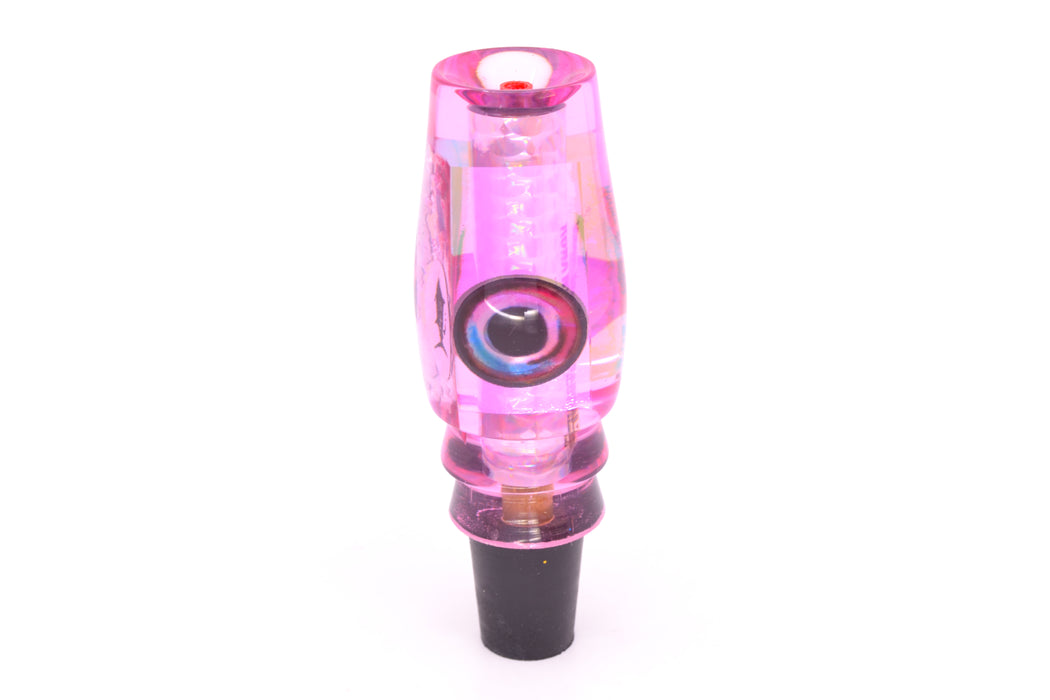 Aloha Lures Pink Resin Ice Rainbow Dichro Kona Mongo 9" 5.2oz